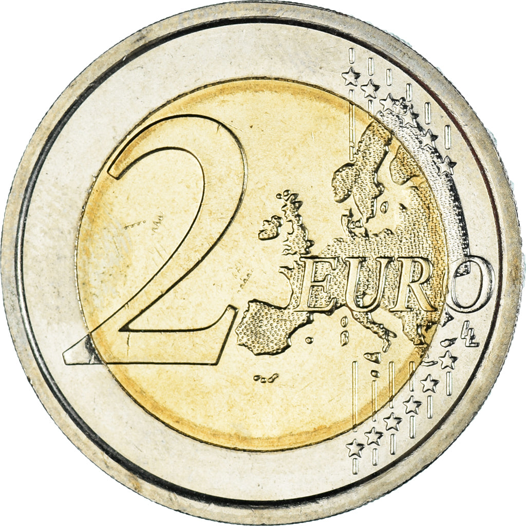 Italy, 2 Euro, 2010, Rome, MS(60-62), Bi-Metallic, KM:251