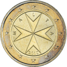 Malta, 2 Euro, 2010, Paris, MS(60-62), Bi-Metallic, KM:132