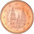 Espanha, 5 Euro Cent, 2014, Madrid, AU(55-58), Aço Cromado a Cobre, KM:1146
