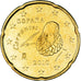 Spain, 20 Euro Cent, 2010, Madrid, AU(55-58), Brass, KM:1148