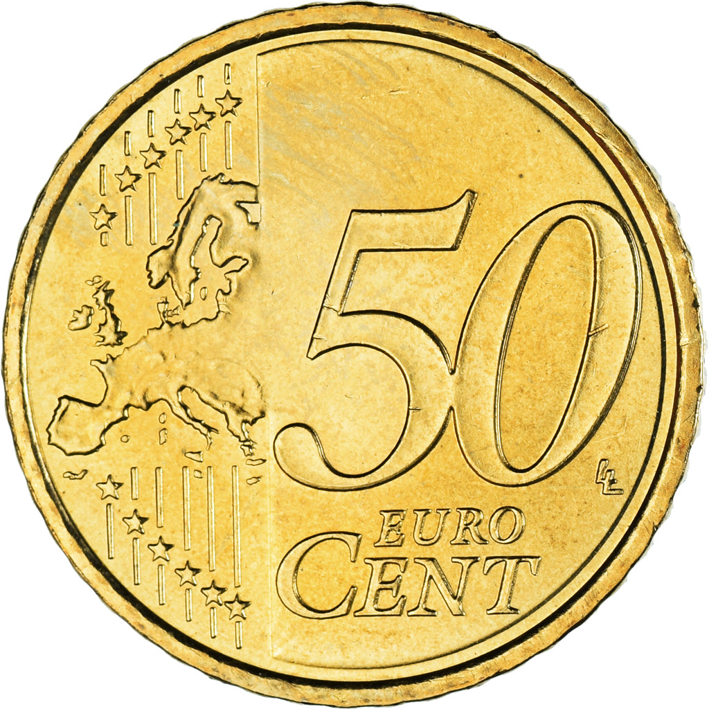 Espanha, 50 Euro Cent, 2015, Madrid, AU(55-58), Latão, KM:1149