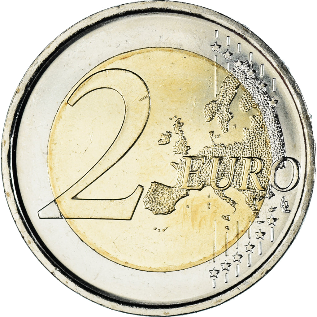 España, 2 Euro, 2014, Madrid, EBC+, Bimetálico, KM:1151
