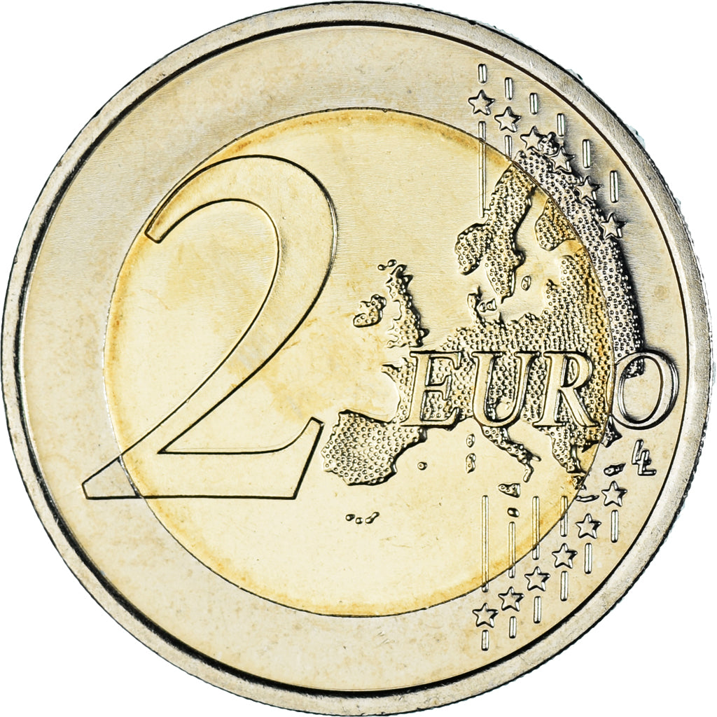 Lettonia, 2 Euro, 2014, Stuttgart, SPL, Bi-metallico, KM:157