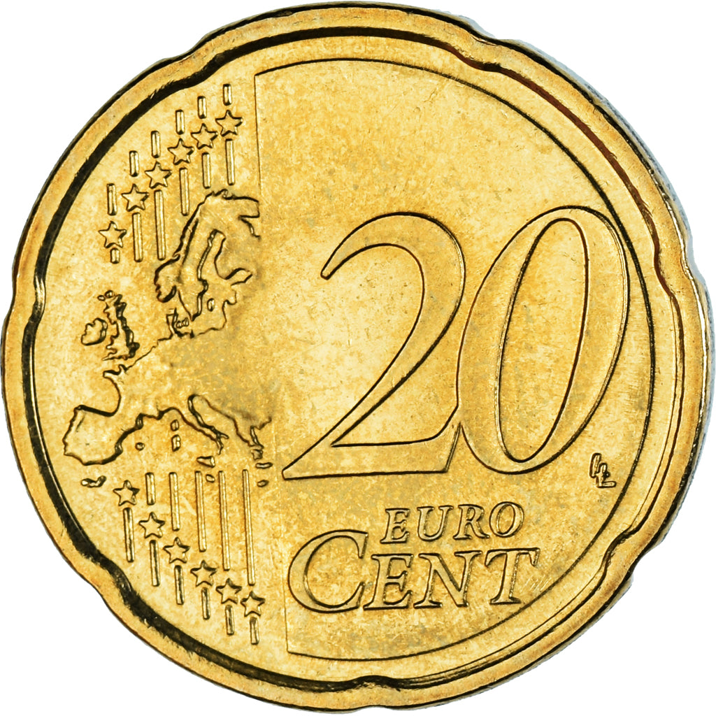 Lituania, 20 Euro Cent, 2015, SPL-, Ottone, KM:209
