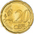 Lituania, 20 Euro Cent, 2015, EBC, Latón, KM:209