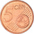 REPÚBLICA DA IRLANDA, 5 Euro Cent, 2003, Sandyford, AU(55-58), Aço Cromado a