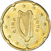 REPÚBLICA DE IRLANDA, 20 Euro Cent, 2008, Sandyford, EBC, Latón, KM:48