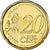 REPÚBLICA DE IRLANDA, 20 Euro Cent, 2008, Sandyford, EBC, Latón, KM:48