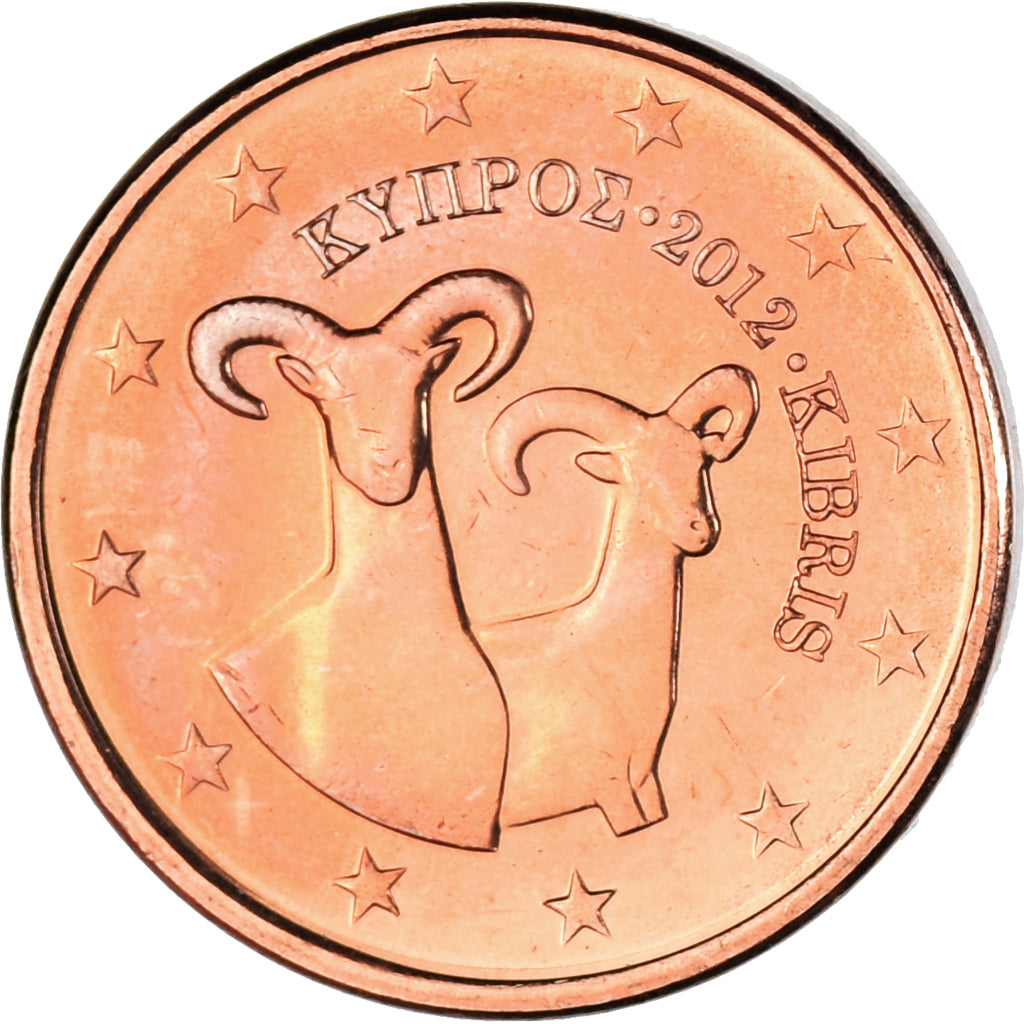 Zypern, Euro Cent, 2012, VZ, Copper Plated Steel, KM:78
