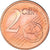 Chipre, 2 Euro Cent, 2012, EBC, Cobre chapado en acero, KM:79