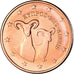 Cipro, 5 Euro Cent, 2012, SPL-, Acciaio placcato rame, KM:80
