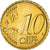 Cypr, 10 Euro Cent, 2012, AU(55-58), Mosiądz, KM:81