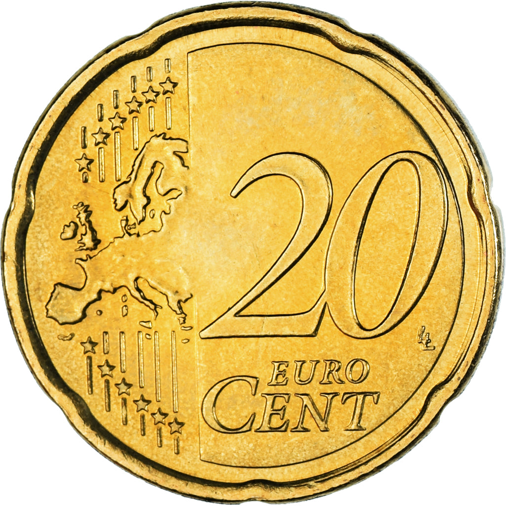 Zypern, 20 Euro Cent, 2012, VZ, Messing, KM:82