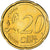 Cyprus, 20 Euro Cent, 2012, AU(55-58), Brass, KM:82