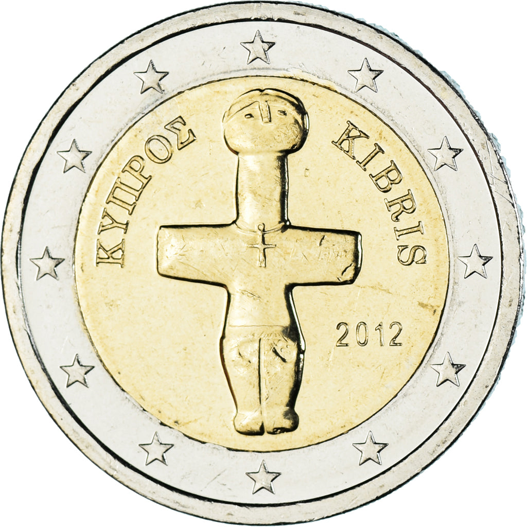 Cipro, 2 Euro, 2012, SPL, Bi-metallico, KM:85