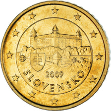 Slowakei, 50 Euro Cent, 2009, Kremnica, VZ, Messing, KM:100
