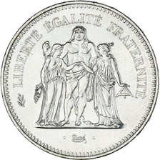 Coin, France, Hercule, 50 Francs, 1977, Paris, AU(55-58), Silver, KM:941.1