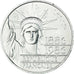 Münze, Frankreich, Statue de la Liberté, 100 Francs, 1986, Paris, VZ+, Silber