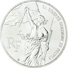 Coin, France, Liberté guidant le peuple, 100 Francs, 1993, MS(60-62), Silver