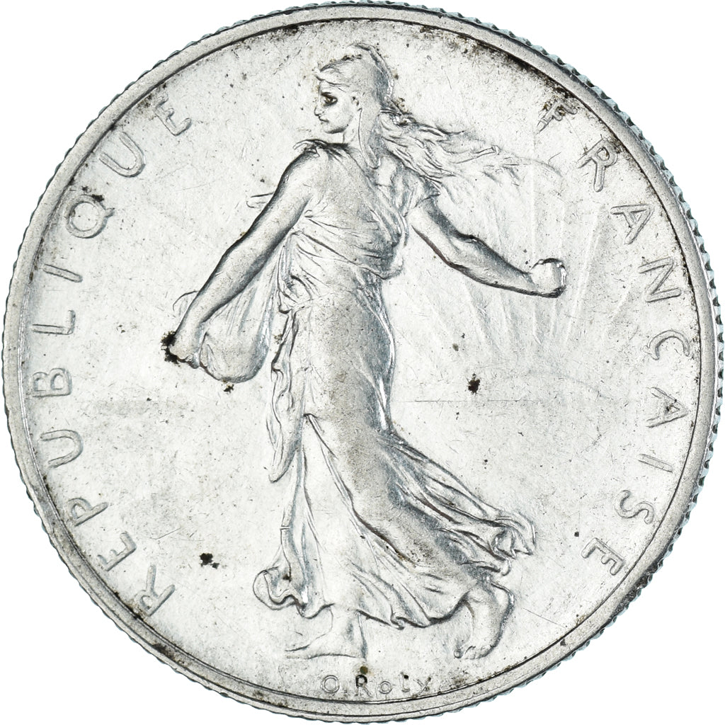 Coin, France, Semeuse, 2 Francs, 1920, Paris, AU(50-53), Silver, KM:845.1