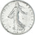Moneda, Francia, Semeuse, 2 Francs, 1920, Paris, MBC+, Plata, KM:845.1