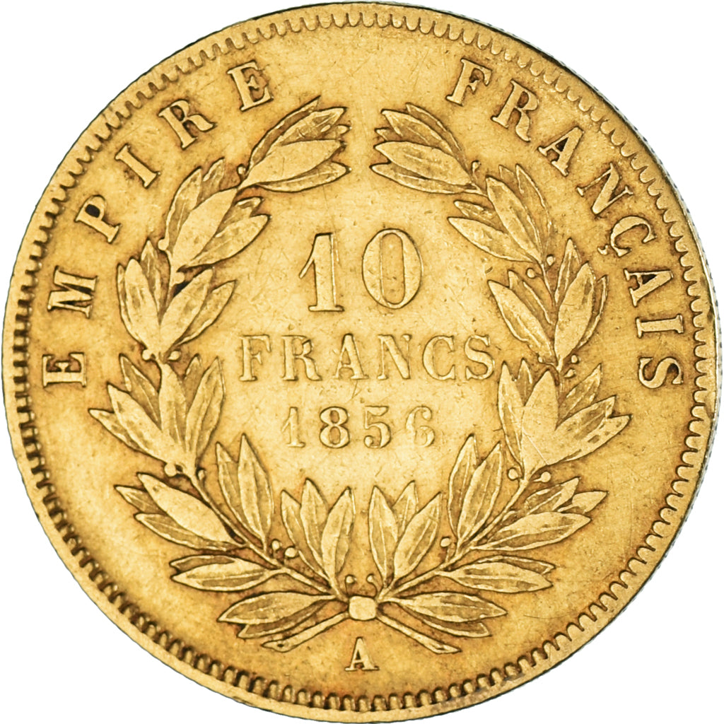 Munten, Frankrijk, Napoléon III, 10 Francs, 1856, Paris, FR+