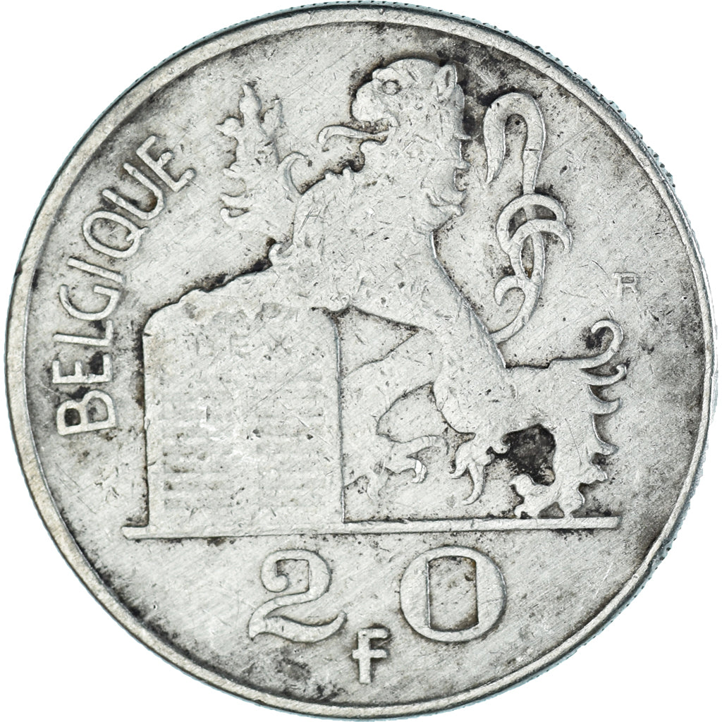 Coin, Belgium, Régence Prince Charles, 20 Francs, 20 Frank, 1950, Brussels