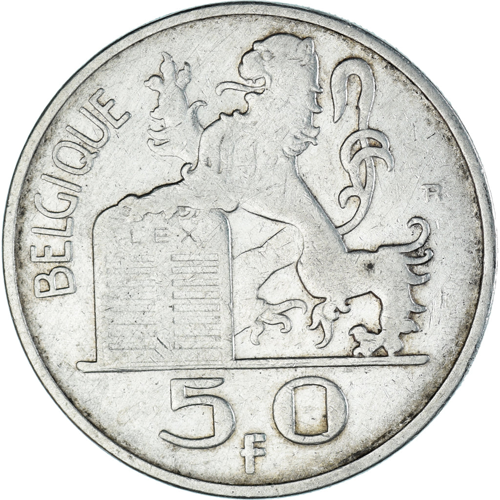 Coin, Belgium, Régence Prince Charles, 50 Francs, 50 Frank, 1949, Brussels