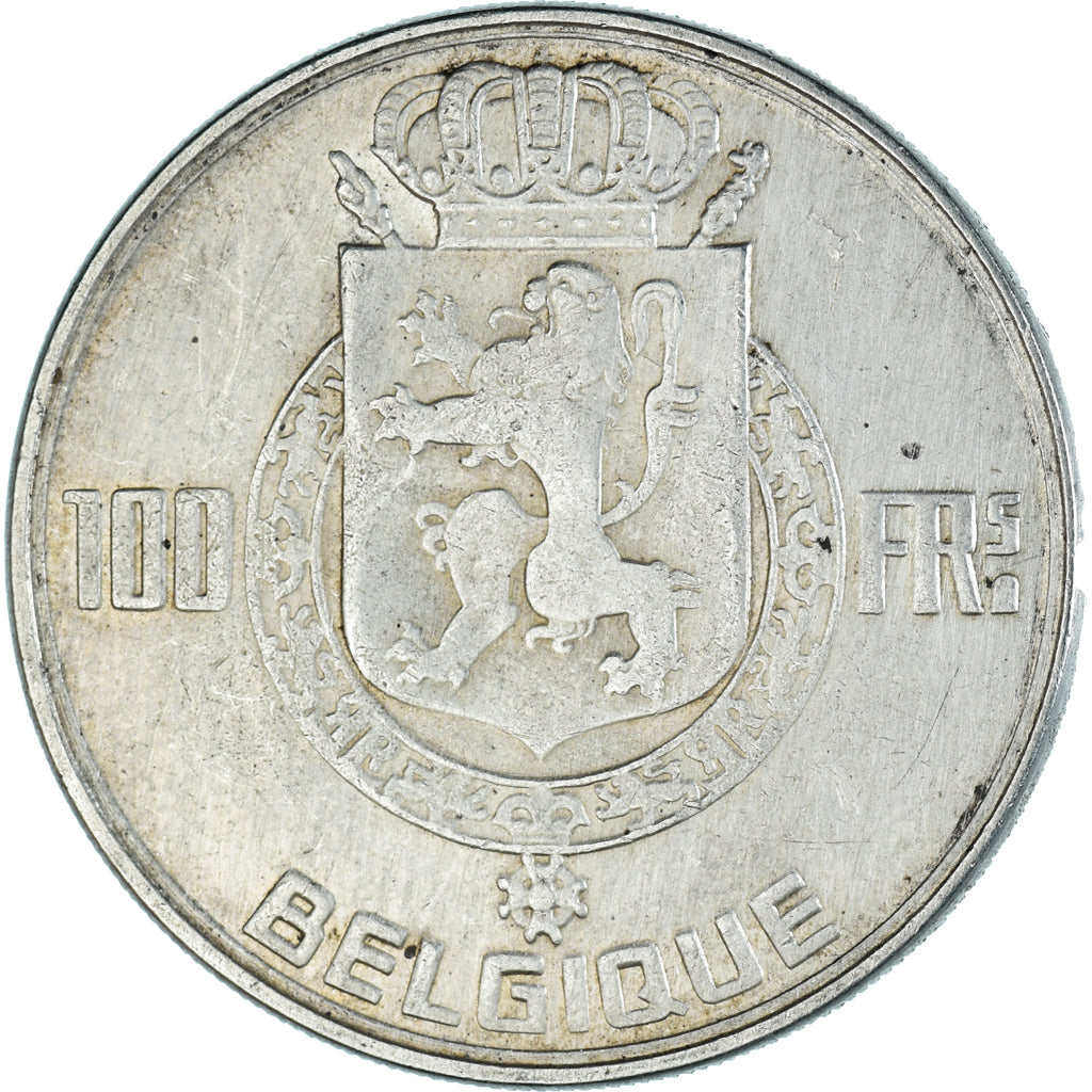 Coin, Belgium, Régence Prince Charles, 100 Francs, 100 Frank, 1950, Bruxelles