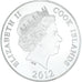 Moeda, Ilhas Cook, Elizabeth II, 10 Dollars, 2012, Mint of Norway, UNC, Prata