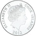 Moeda, Ilhas Cook, Elizabeth II, 10 Dollars, 2012, Mint of Norway, UNC, Prata