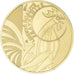 Francja, Année du Coq, 100 Euro, 2015, Paris, Proof, UNC, Złoto