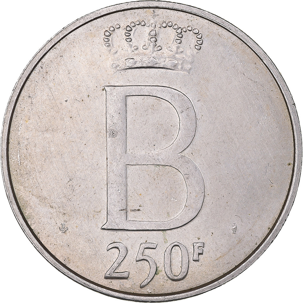 Coin, Belgium, Baudouin I, 250 Francs, 250 Frank, 1976, Brussels, AU(50-53)