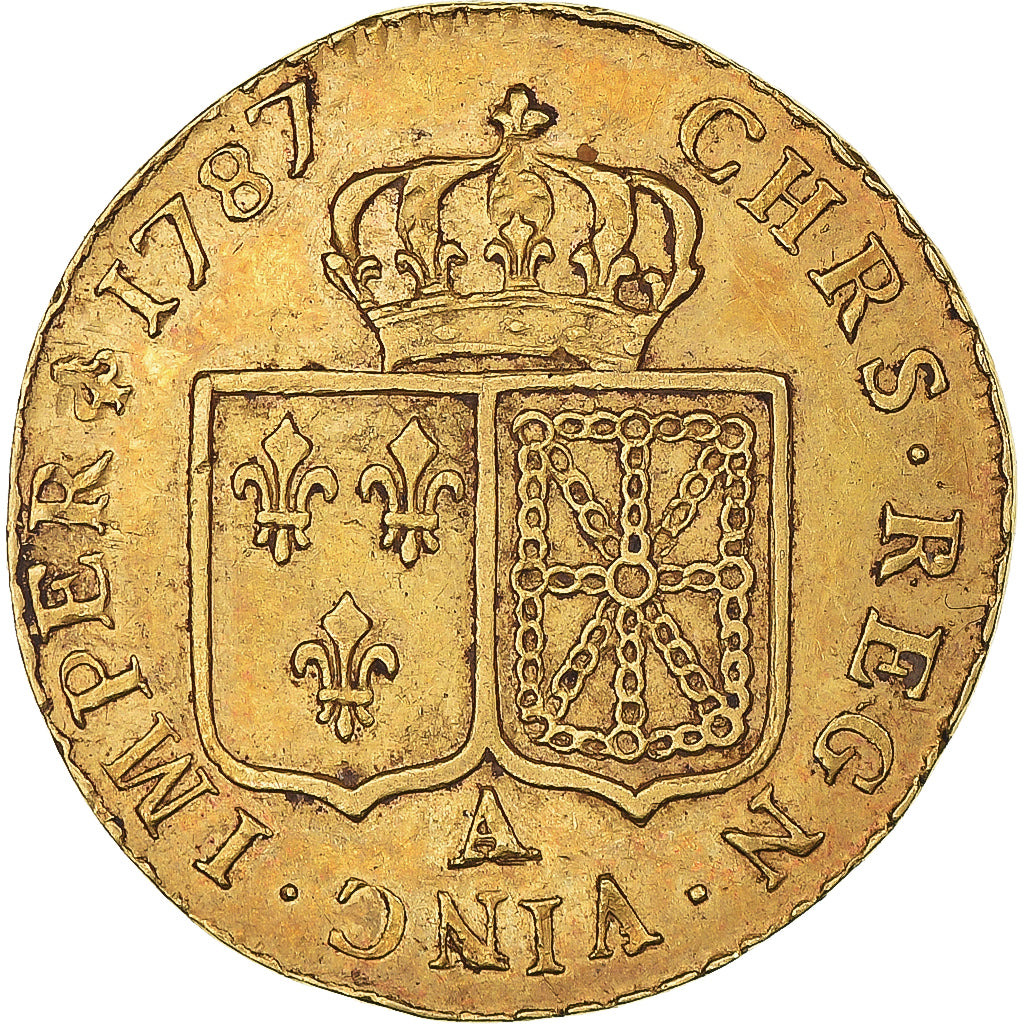 Moneda, Francia, Louis XVI, Louis d'or à la tête nue, 1787, Paris