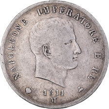 Coin, ITALIAN STATES, KINGDOM OF NAPOLEON, Napoleon I, 5 Lire, 1811, Milan