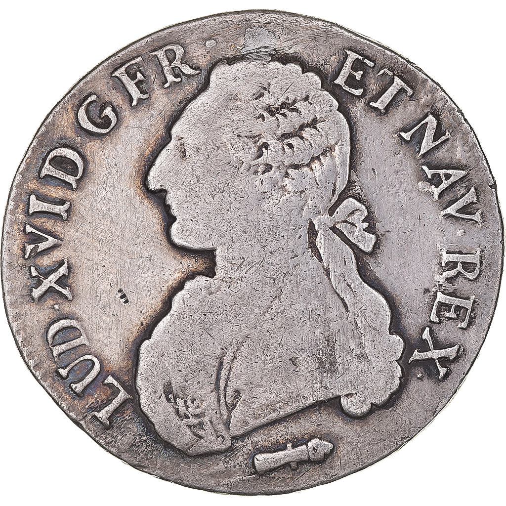 Monnaie, France, Louis XVI, Ecu aux branches d'olivier, 1784, Perpignan, TB+