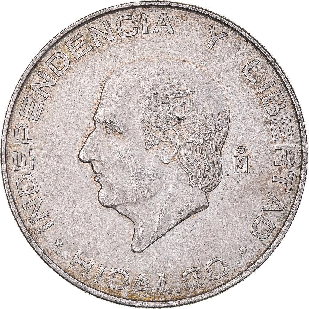 Moeda, México, 5 Pesos, 1957, Mexico City, AU(50-53), Prata, KM:469