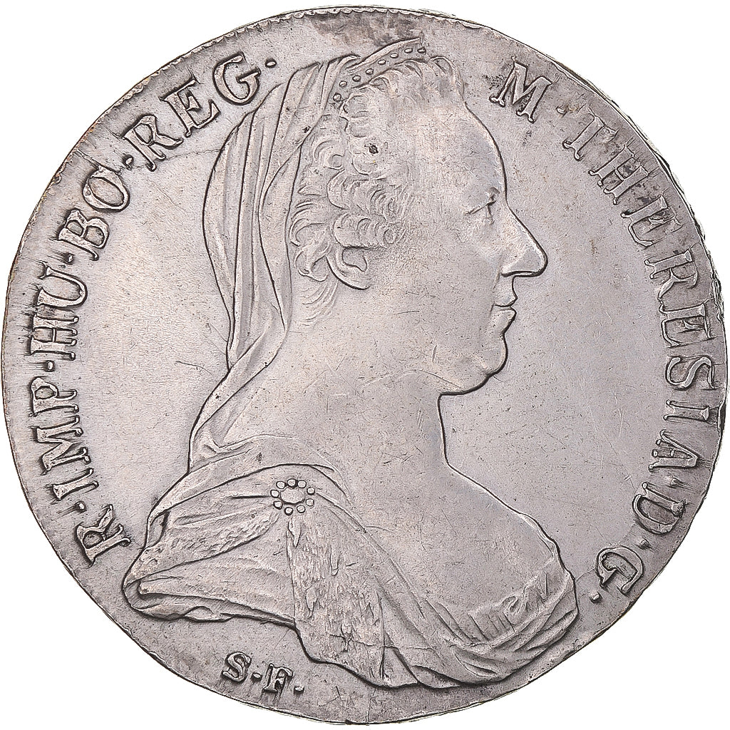 Coin, Austria, Joseph II, Thaler, 1780, Restrike, AU(55-58), Silver, KM:T1