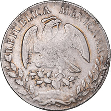 Coin, Mexico, 8 Reales, 1867, Culiacan, VF(30-35), Silver, KM:377.3