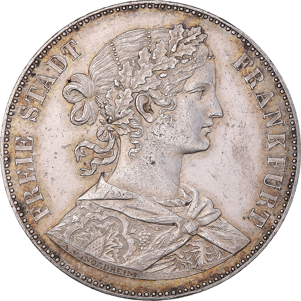 Moneda, Estados alemanes, FRANKFURT AM MAIN, Thaler, 1859, Frankfurt, EBC