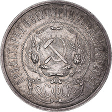 Moeda, Rússia, 50 Kopeks, 1922, EF(40-45), Prata, KM:83