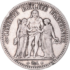 Coin, France, Hercule, 5 Francs, 1848, Strasbourg, VF(30-35), Silver, KM:756.2