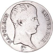 Moneta, Francia, Napoléon I, 5 Francs, 1807, Bayonne, MB, Argento, KM:673.8