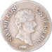Moeda, França, Napoléon I, 1/4 Franc, An 13 (1805), Paris, VF(30-35), Prata