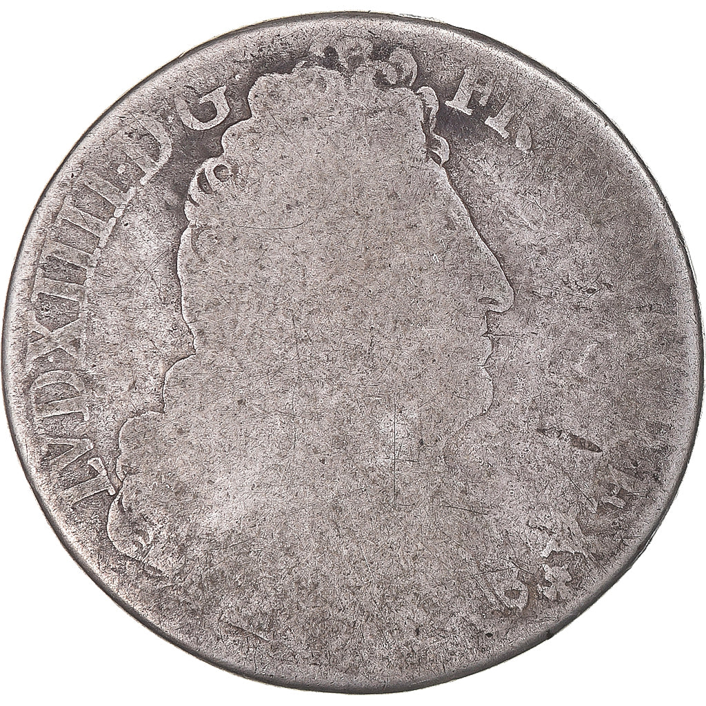 Moneta, Francia, Louis XIV, 1/4 Ecu aux 3 couronnes, 1712, Paris, B, Argento