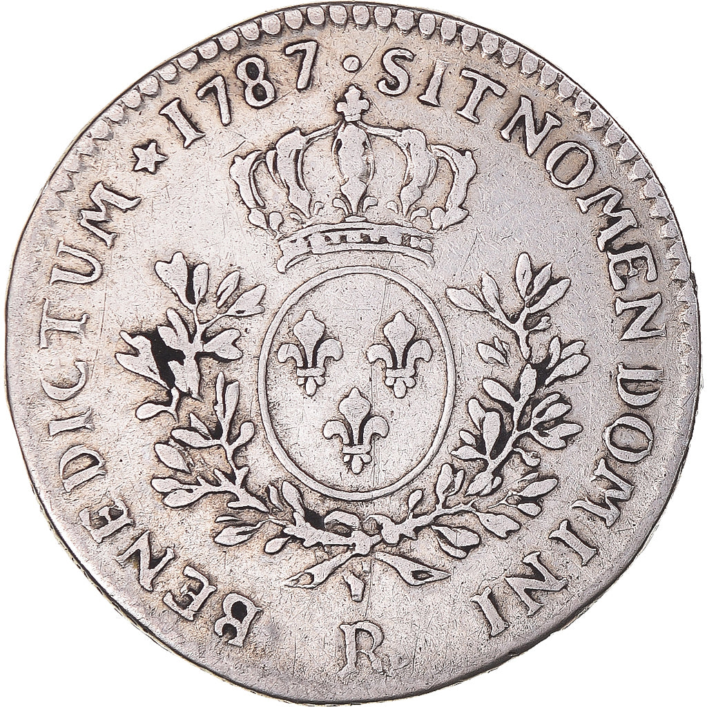 Monnaie, France, Louis XVI, 1/5 Écu aux branches d'olivier, 1787, Orléans