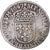 Moeda, França, Louis XIV, 1/4 Ecu mèche longue, 1647, Paris, VF(20-25), Prata