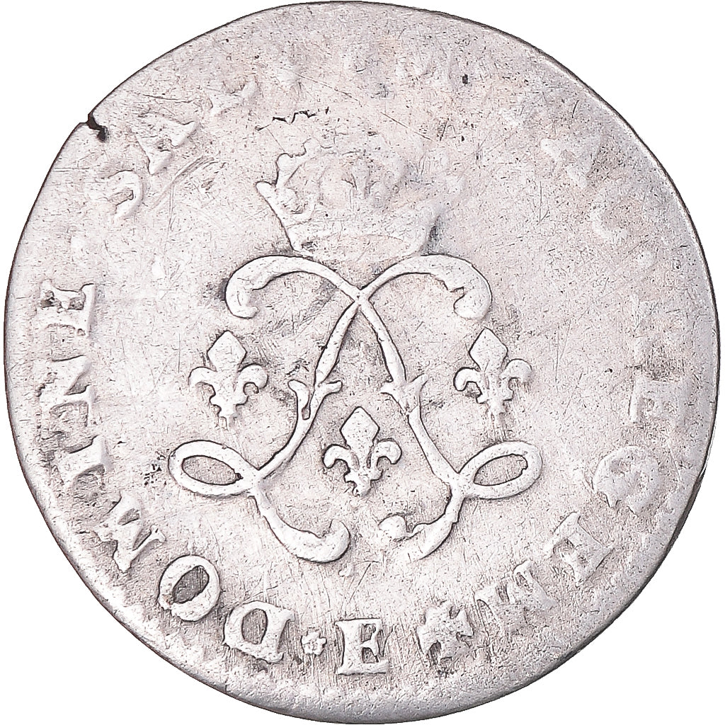 Moeda, França, Louis XIV, 4 Sols aux 2 L, 4 Sols 2 Deniers, 1692, Tours