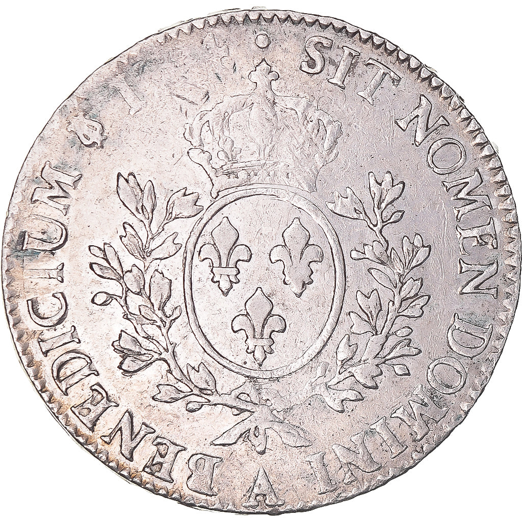 Coin, France, Louis XVI, Ecu aux branches d'olivier, 1784, Paris, VF(30-35)