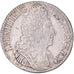 Moeda, França, Louis XIV, Ecu aux 3 couronnes, 1709, Paris, EF(40-45), Prata